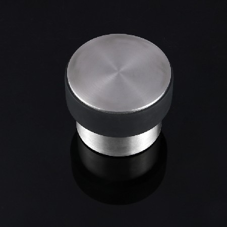Stainless steel solid anti-theft door stop rubber door stop glass door stop hollow door top wholesale hardware accessories